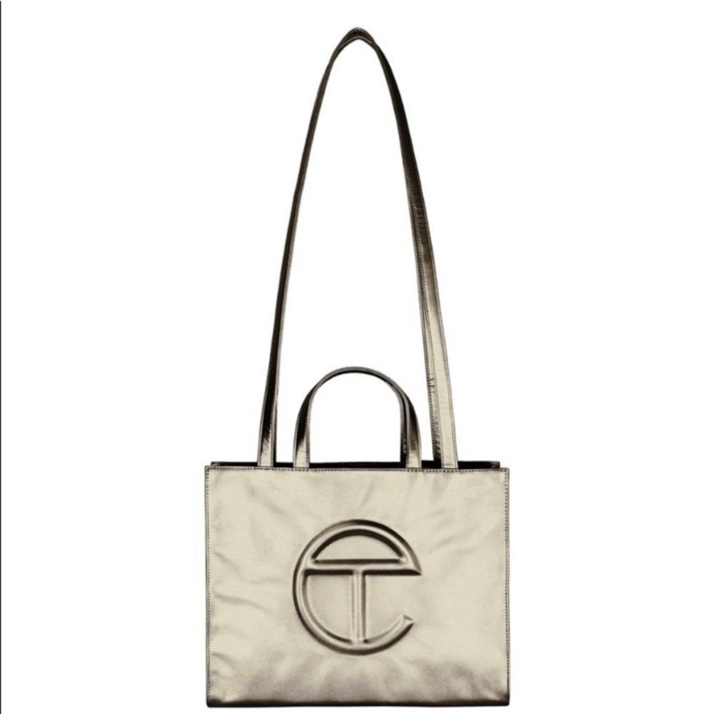 NWT Telfar Medium Bronze bag
